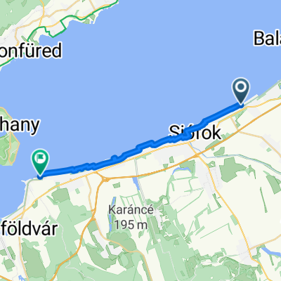 Kodály Zoltán utca, Siófok - Kilátó utca, Zamárdi