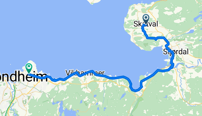 From Skatval to Trondheim