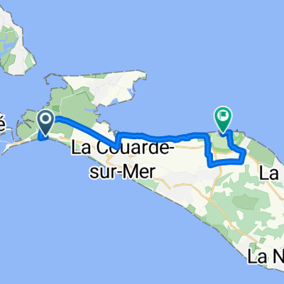 Route d'Ars, La Couarde-sur-Mer to Cours Bailly des Écotais, Saint-Martin-de-Ré