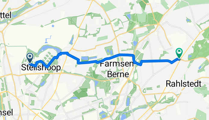 Route in Hamburg
