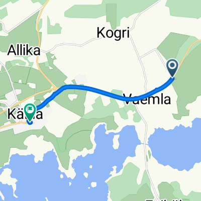 Niidiküla tee, Niidiküla to Hiiu mnt, Käina