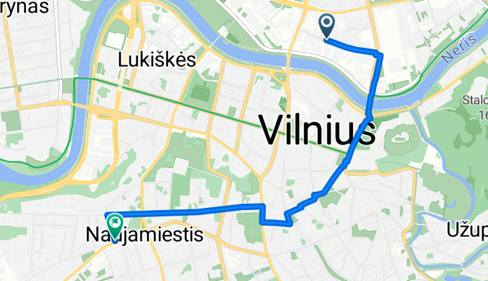 Šeimyniškių g., Vilnius to Vytenio g., Vilnius