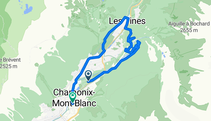 Chemin des Snions, Chamonix to Avenue Michel Croz, Chamonix