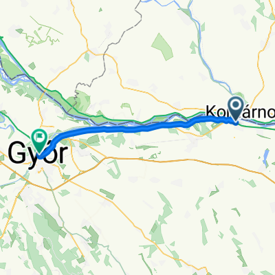 Route to Gyor