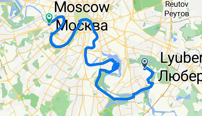 Люблино - Москва сити