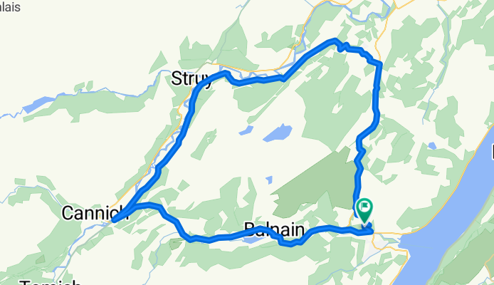 Route in Inverness