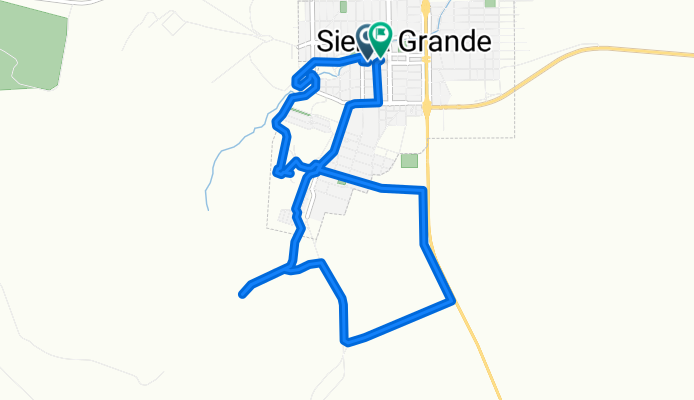 San Martín, Sierra Grande a San Martín, Sierra Grande