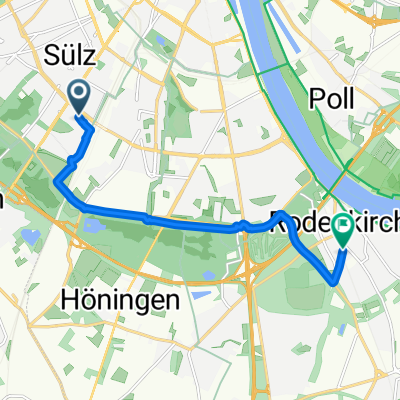 Ölbergstraße, Köln nach Schillingsrotter Straße, Köln