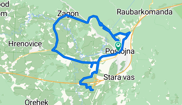 Tomšičeva ulica, Postojna a Titov trg, Postojna