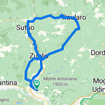 Route in Tolmezzo