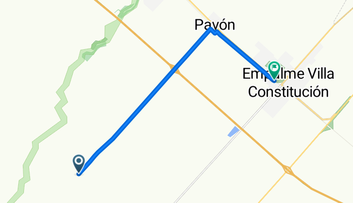 Ruta a Bartolomé Mitre