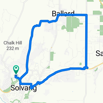 Route in Solvang