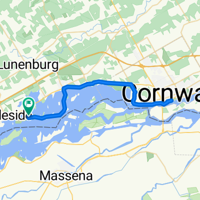 Woodlands Campgroud to Lamoureux Park, Cornwall