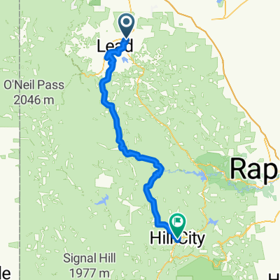 Mickelson trail Day 1 Deadwood to Hill City