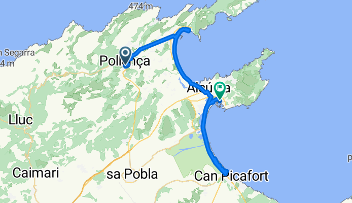 DIA 2. Tramo 3. Pollença - Playa Muro - Hostal Vista Alegre