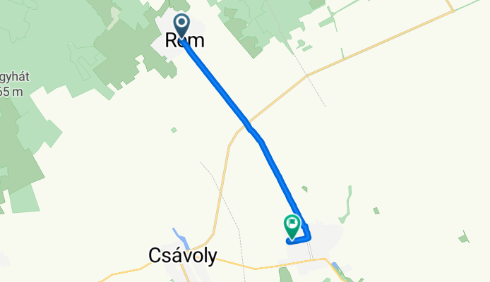 Május 1. utca, Rém - Batthyány utca, Felsőszentiván