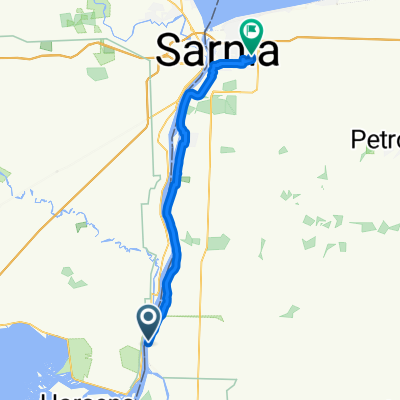 From Port Lambton to Sarnia