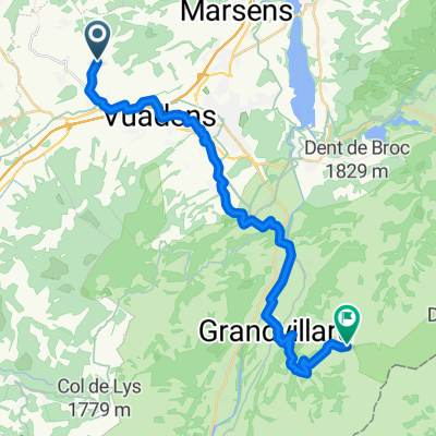 From Sâles to Grandvillard