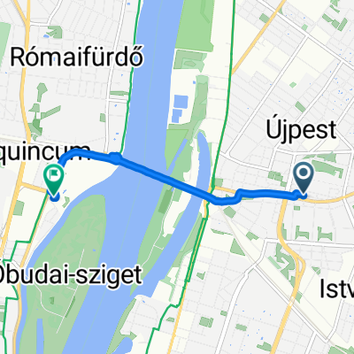 József Attila utca, Budapest - Záhony utca, Budapest