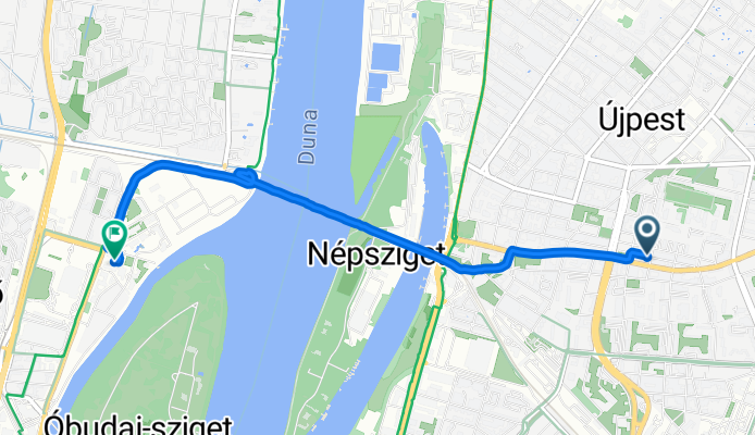 József Attila utca, Budapest - Záhony utca, Budapest