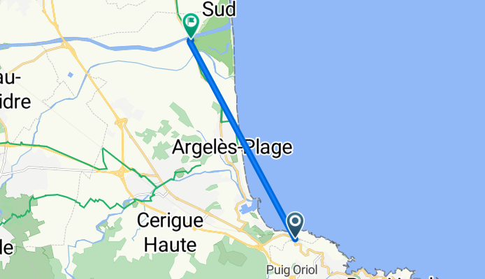 Route de Collioure, Argelès-sur-Mer to Route du Littoral, Argelès-sur-Mer