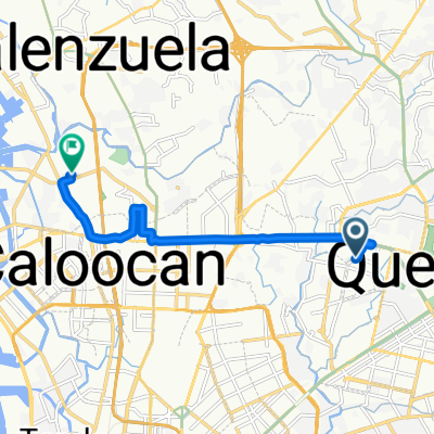 Tanguile Street, Quezon City to Celia Street, Malabon City