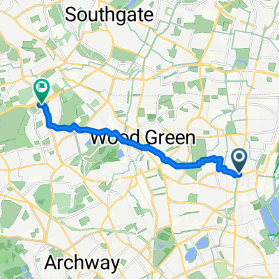 Route in London
