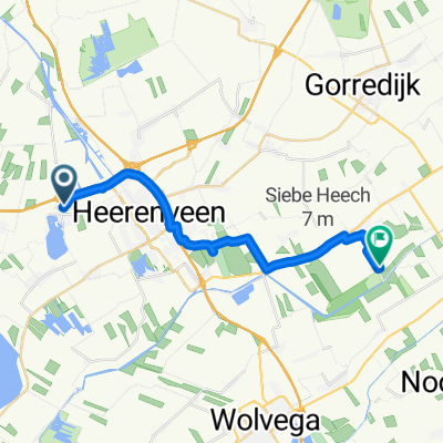 Hasker Utgongen, Oudehaske naar Tjongervallei, Nieuwehorne