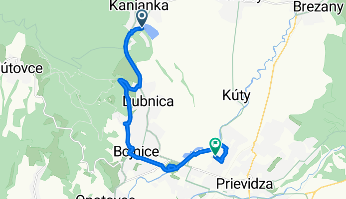 Školská, Bojnice až Nábrežná, Prievidza