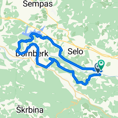 Route in Dobravlje