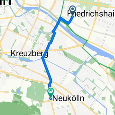 Franz-Mehring-Platz, Berlin nach Flughafenstraße, Berlin