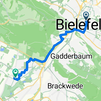 Niederwall, Bielefeld nach Kupferheide, Bielefeld