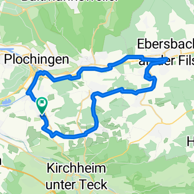 Otto-Hahn-Straße, Wernau nach Otto-Hahn-Straße, Wernau