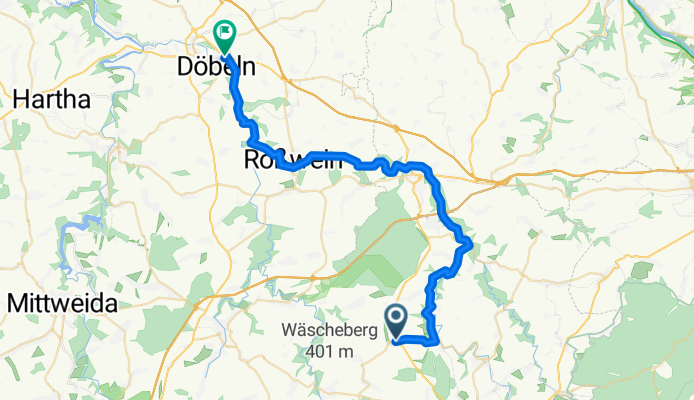 Tag 3 - Großschirma nach Döbeln · 38km