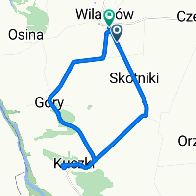 Wilamów, Uniejów do Wilamów, Uniejów
