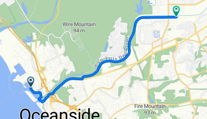 1620 N Harbor Dr, Oceanside to San Luis Rey Bike Path, Oceanside
