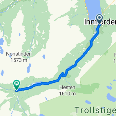 Route nach Innfjorden