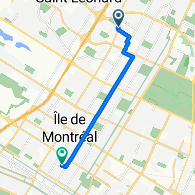 Rue Jean-Talon Est, Montréal à Rue Garnier, Montréal