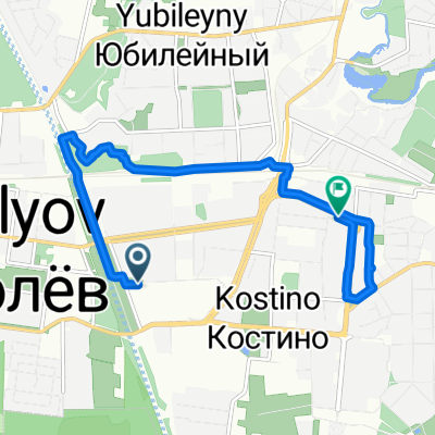 От проспект Королева 2Б до улица Исаева