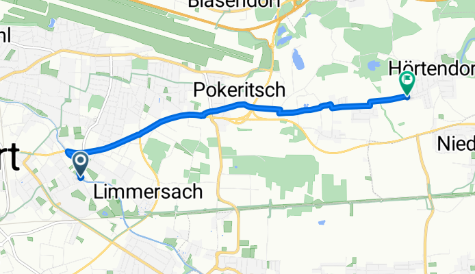 Route in Klagenfurt am Wörthersee
