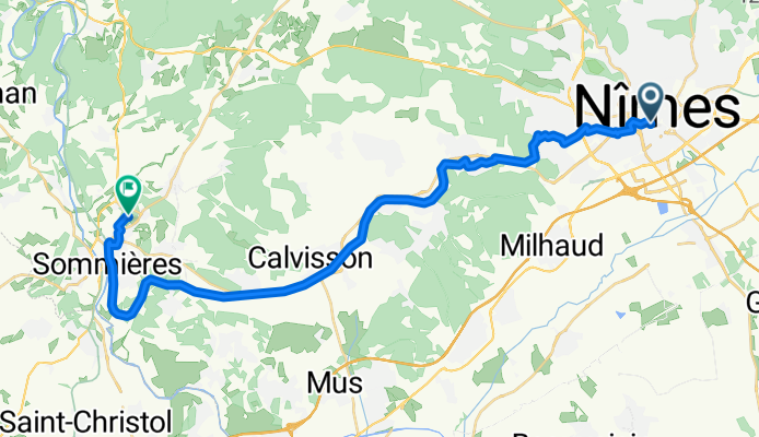 Nîmes to Villevieille