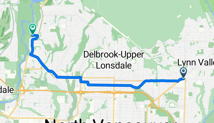 Mountain Hwy, North Vancouver to Patterdale Dr, North Vancouver