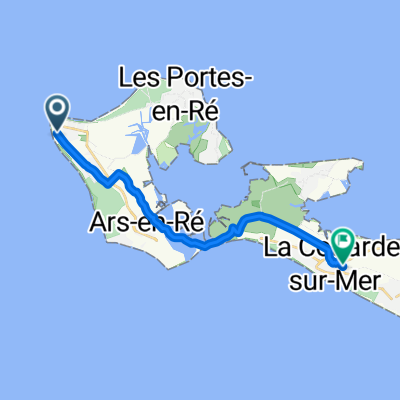 Chemin de la Devaude, Saint-Clément-des-Baleines nach Rue du Levant, La Couarde-sur-Mer