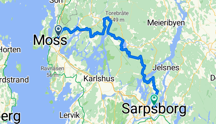 Østfoldbirken Moss-Våler-Trøsken-Sarpsborg
