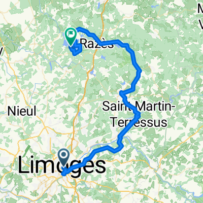 From Limoges to Compreignac