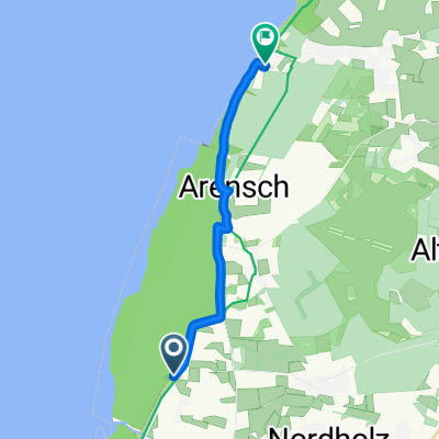 Deichweg, Wurster Nordseeküste nach Wernerwaldstraße, Cuxhaven