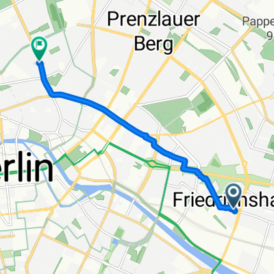 Kopernikusstraße, Berlin nach Brunnenstraße, Berlin