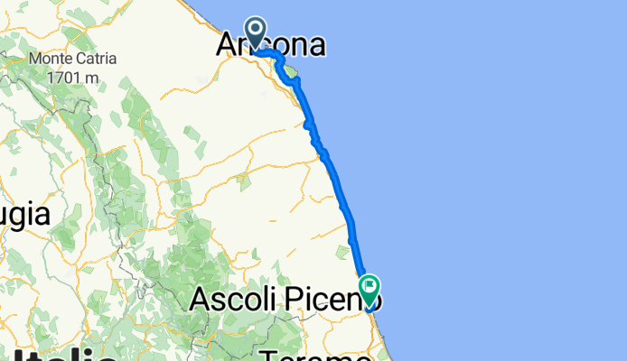 From Ancona to Martinsicuro