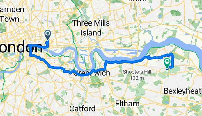 Petticoat Square, London to Greenwich, London