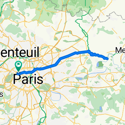 Rue Pierre Demours, Paris à Rue Balny d'Avricourt, Paris